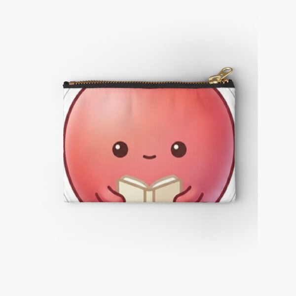 Item preview, Reading Apple Kawaii Sticker – Cute Study Minimal Aesthetic designed and sold by Dakochaaan.