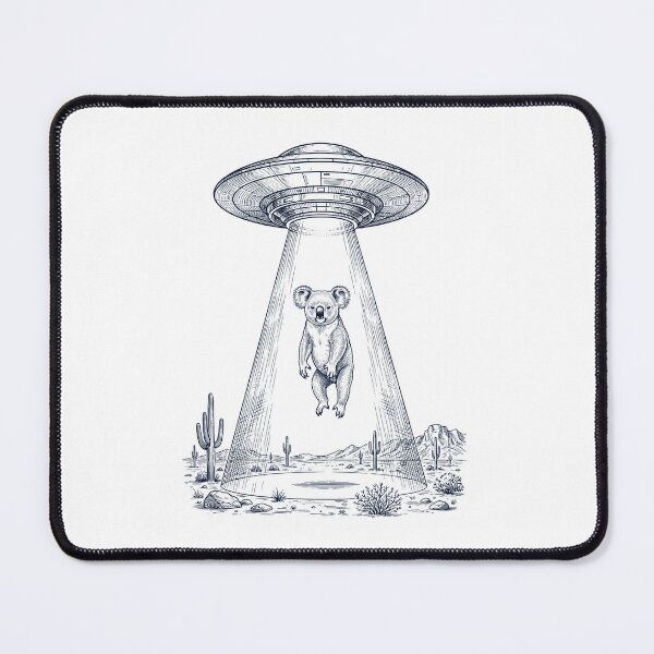 Item preview, Vintage Koala UFO Alien Western Animal Lover designed and sold by TerryConnells.