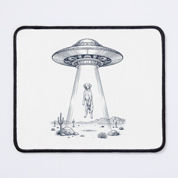 Item preview, Vintage Labrador Retriever UFO Alien Western Dog Mom Dad Lover designed and sold by TerryConnells.