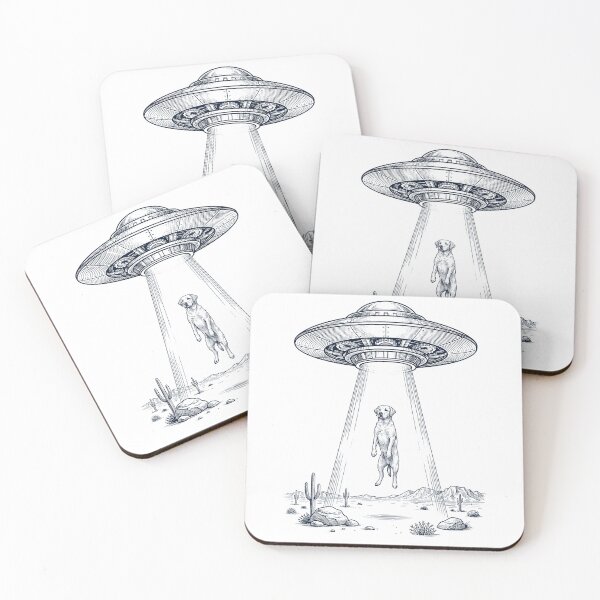 Item preview, Vintage Labrador Retriever UFO Alien Western Dog Mom Dad Lover designed and sold by TerryConnells.
