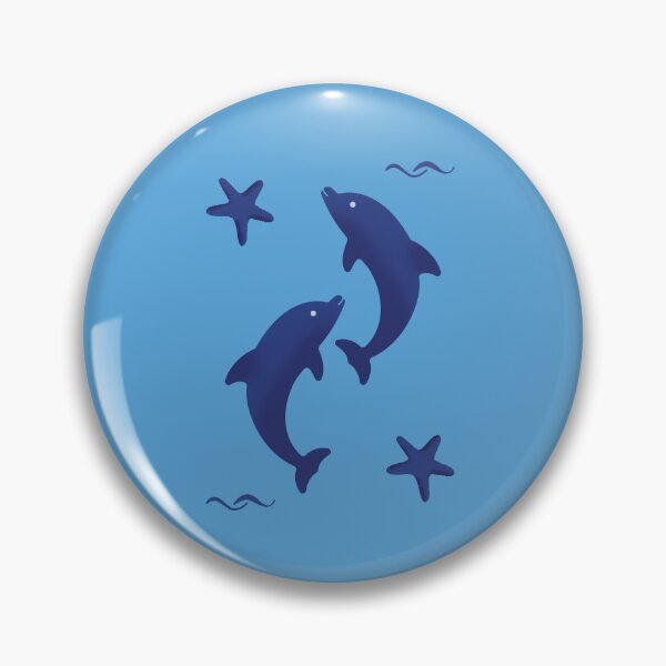 Item preview, Playful dolphins pattern designed and sold by studiodrchicken.