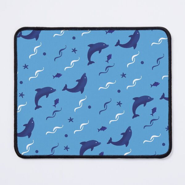 Item preview, Playful dolphins pattern designed and sold by studiodrchicken.