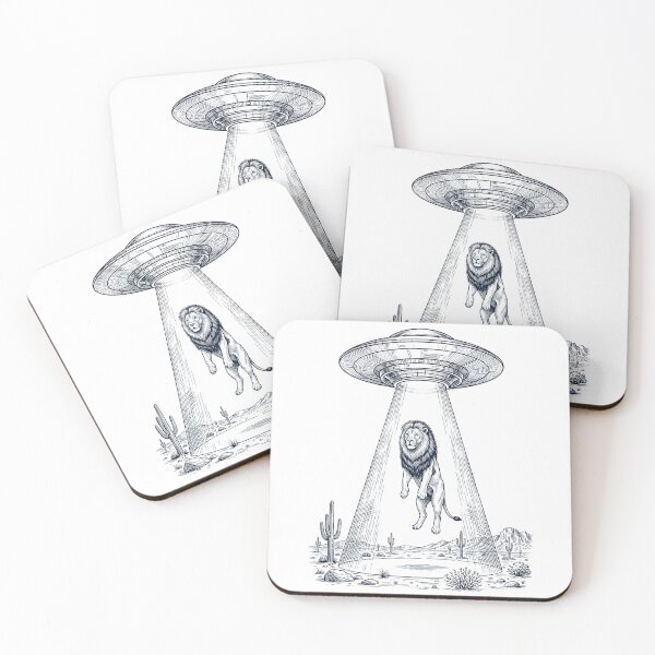 Item preview, Vintage Lion UFO Alien Western Animal Lover designed and sold by TerryConnells.