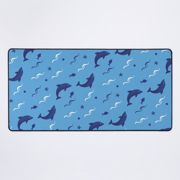 Item preview, Playful dolphins pattern designed and sold by studiodrchicken.