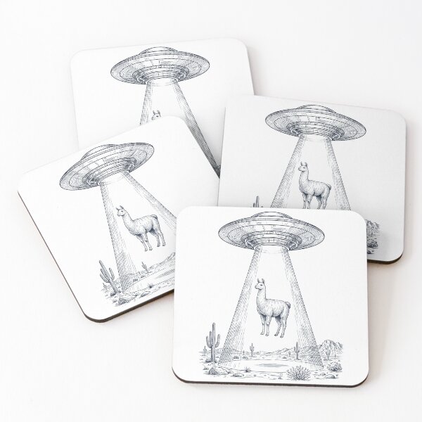 Item preview, Vintage Llama UFO Alien Western Animal Lover designed and sold by TerryConnells.