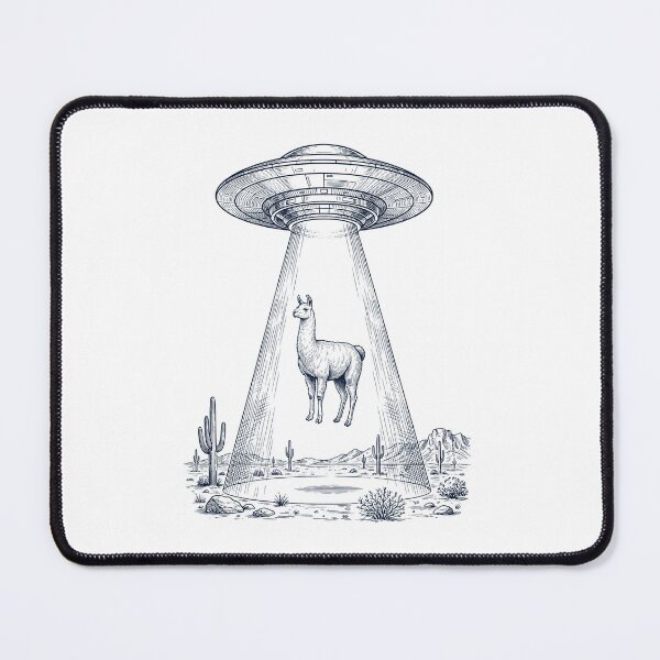 Item preview, Vintage Llama UFO Alien Western Animal Lover designed and sold by TerryConnells.
