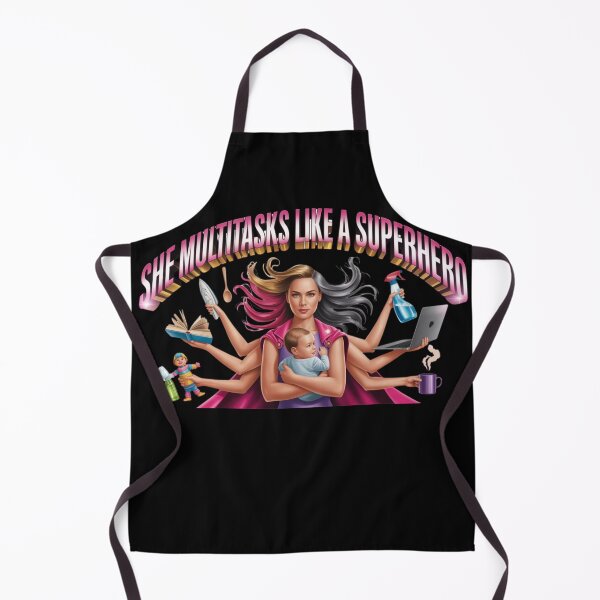 Item preview, She multitask like a superhero - women day design  designed and sold by YourTrendyTees.
