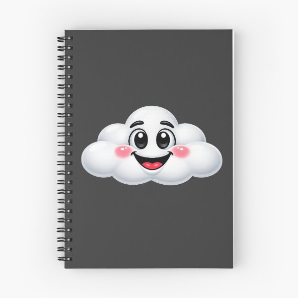 Item preview, Cute 3D Cartoon Cloud – Funny Retro 90s Style Character designed and sold by Timeless Junction.