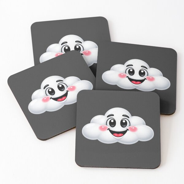 Item preview, Cute 3D Cartoon Cloud – Funny Retro 90s Style Character designed and sold by Timeless Junction.