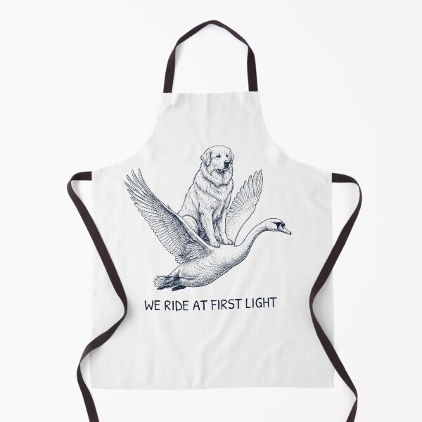Item preview, We Ride at First Light Funny Great Pyrenees Mute Swan Dog Lover designed and sold by DoodleTortle.