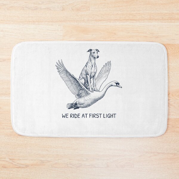 Item preview, We Ride at First Light Funny Greyhound Mute Swan Dog Lover designed and sold by DoodleTortle.