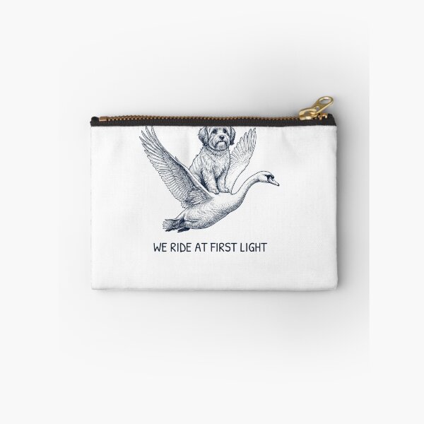 Item preview, We Ride at First Light Funny Havanese Mute Swan Dog Lover designed and sold by DoodleTortle.
