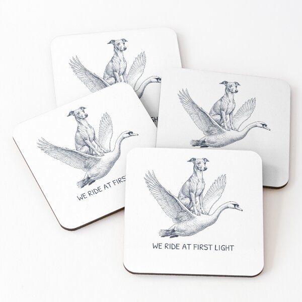 Item preview, We Ride at First Light Funny Italian Greyhound Mute Swan Dog Lover designed and sold by DoodleTortle.