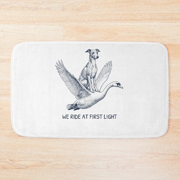 Item preview, We Ride at First Light Funny Italian Greyhound Mute Swan Dog Lover designed and sold by DoodleTortle.