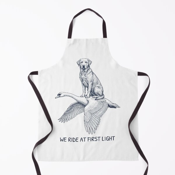 Item preview, We Ride at First Light Funny Labrador Retriever Mute Swan Dog Lover designed and sold by DoodleTortle.