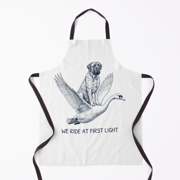 Item preview, We Ride at First Light Funny Mastiff Mute Swan Dog Lover designed and sold by DoodleTortle.
