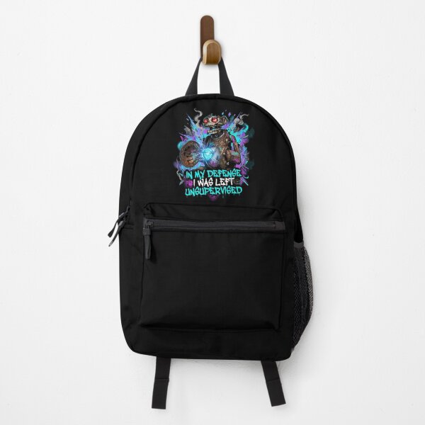 Item preview, Arcane Jinx Monkey - Chaotic Graffiti Style Art, “In My Defense I Was Left Unsupervised” Design designed and sold by Brudy-R.
