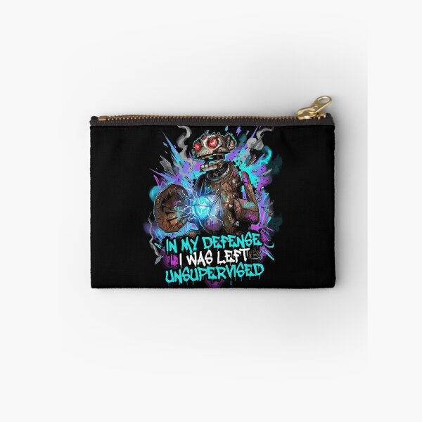 Item preview, Arcane Jinx Monkey - Chaotic Graffiti Style Art, “In My Defense I Was Left Unsupervised” Design designed and sold by Brudy-R.