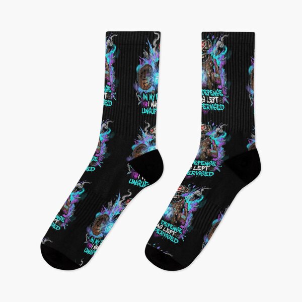 Item preview, Arcane Jinx Monkey - Chaotic Graffiti Style Art, “In My Defense I Was Left Unsupervised” Design designed and sold by Brudy-R.