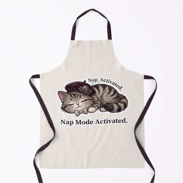 Item preview, Nap Mode Activated Cute Sleeping Cat designed and sold by Serene Whiskers.