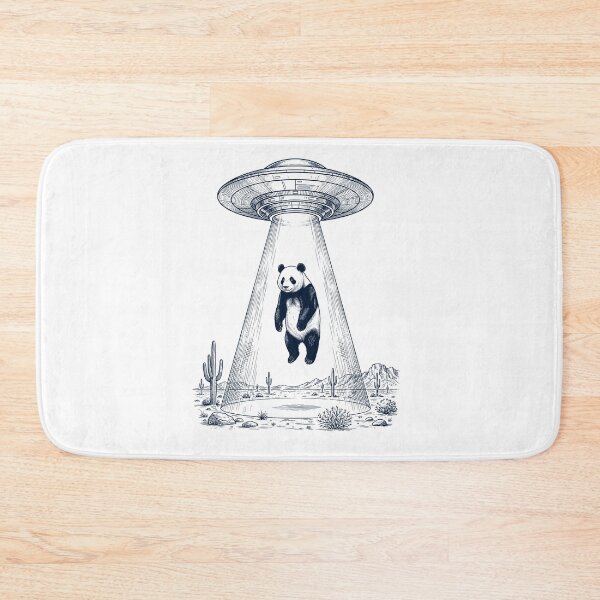 Item preview, Vintage Panda UFO Alien Western Animal Lover designed and sold by TerryConnells.