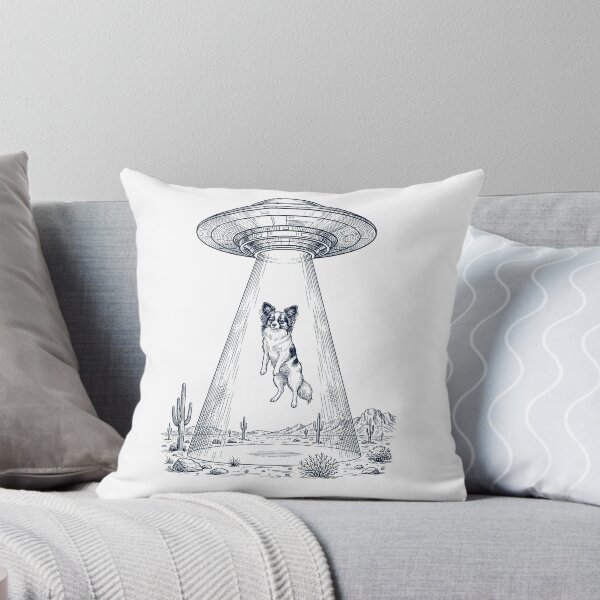 Item preview, Vintage Papillon UFO Alien Western Dog Mom Dad Lover designed and sold by TerryConnells.