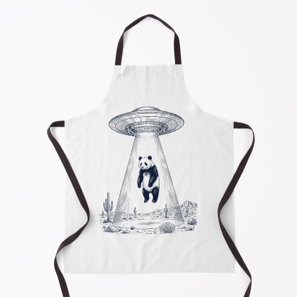 Item preview, Vintage Panda UFO Alien Western Animal Lover designed and sold by TerryConnells.