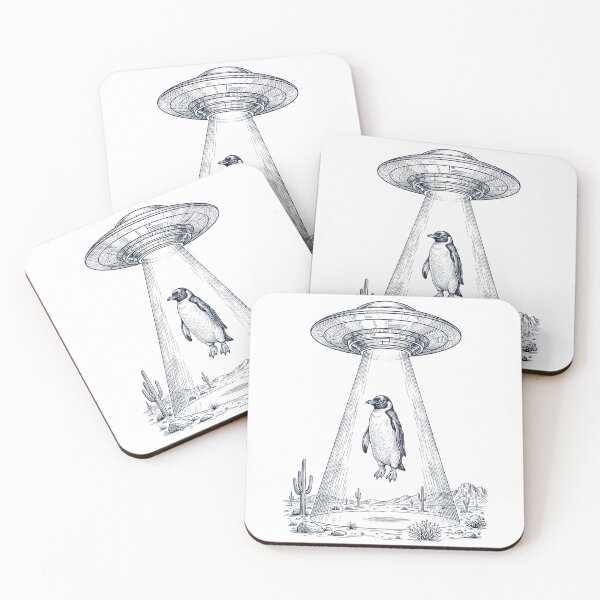 Item preview, Vintage Penguin UFO Alien Western Animal Lover designed and sold by TerryConnells.