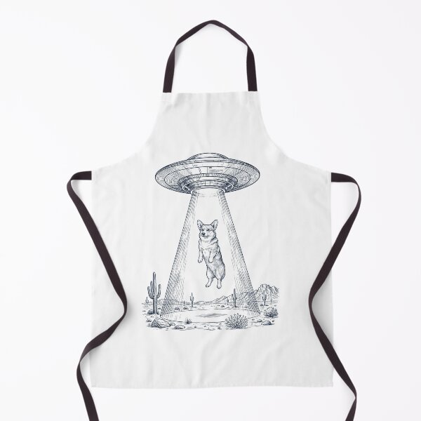 Item preview, Vintage Pembroke Welsh Corgi UFO Alien Western Dog Mom Dad Lover designed and sold by TerryConnells.