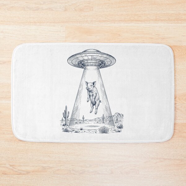 Item preview, Vintage Pig UFO Alien Western Animal Lover designed and sold by TerryConnells.