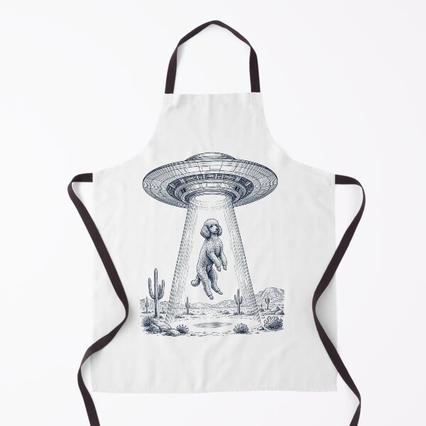 Item preview, Vintage Poodle UFO Alien Western Dog Mom Dad Lover designed and sold by TerryConnells.