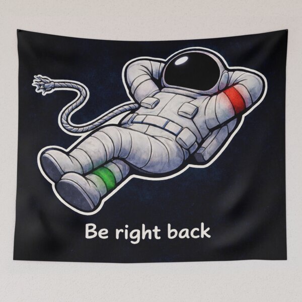 Item preview, Funny Astronaut Floating Around designed and sold by Ykvaere.