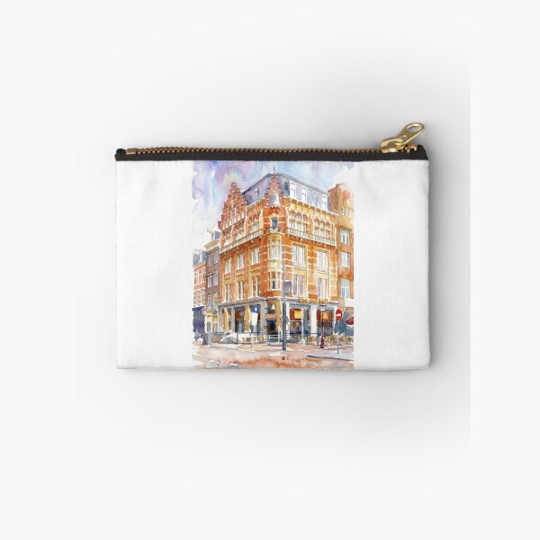 Item preview, Hotel Rembrandt Square in Amsterdam Watercolor Cityscape designed and sold by caracatita75.