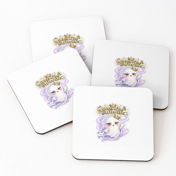 Item preview, Queen of the Afterlife – Sassy Chibi Ghost Sticker ?? designed and sold by SparkVault.