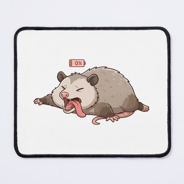 Item preview, Social Battery Dead Funny Opossum Introvert designed and sold by Petzzz.