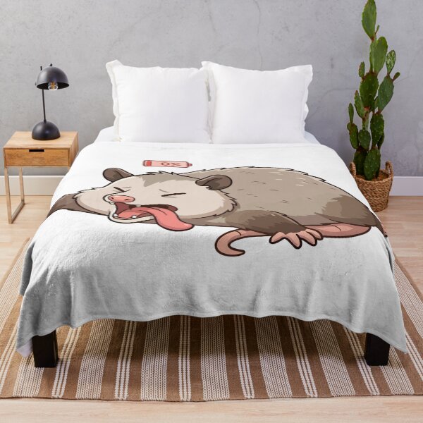 Item preview, Social Battery Dead Funny Opossum Introvert designed and sold by Petzzz.