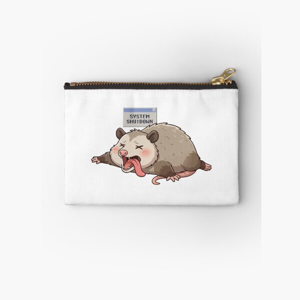 Item preview, System Shutdown Overwhelmed Lazy Opossum designed and sold by Petzzz.