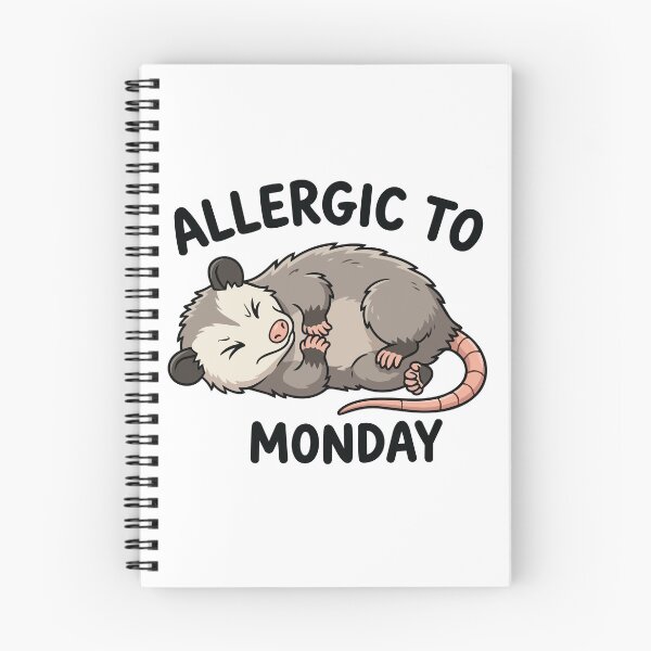 Item preview, Allergic To Mondays Playing Dead Opossum designed and sold by Petzzz.