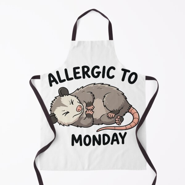 Item preview, Allergic To Mondays Playing Dead Opossum designed and sold by Petzzz.