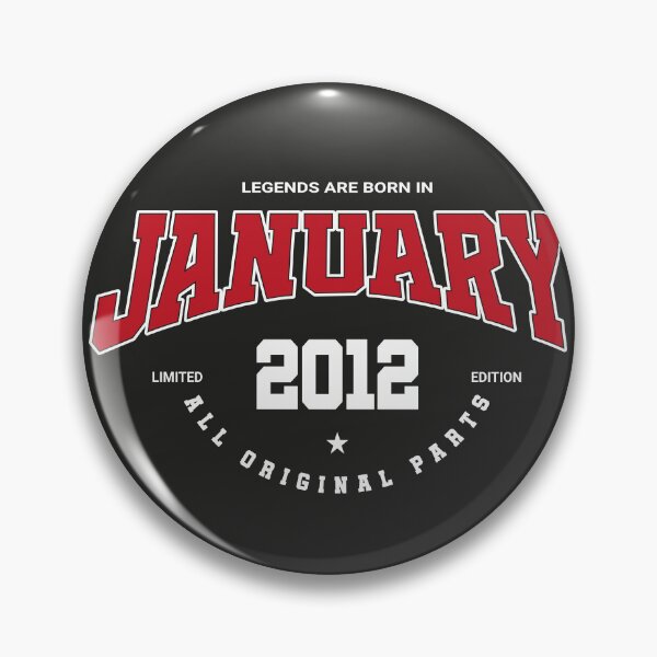 Item preview, January legends 2012 designed and sold by HB Shirts.
