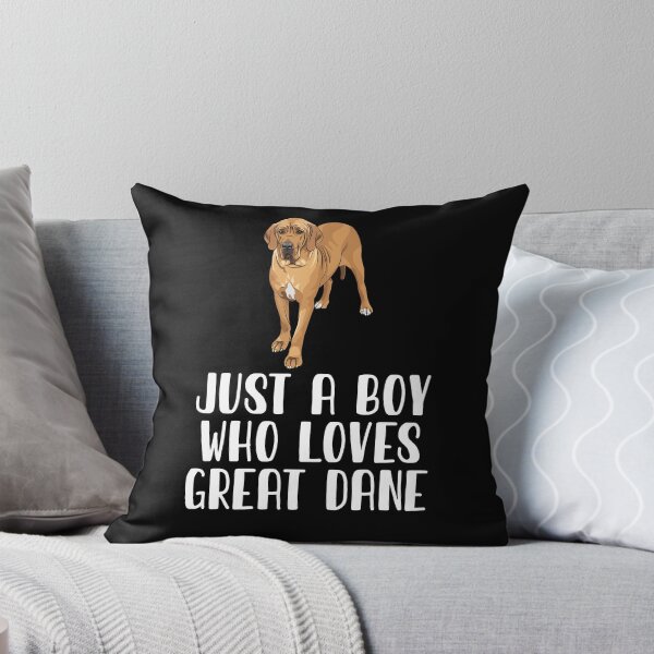 Item preview, Just A Boy Who Loves Great Dane designed and sold by CosmoKitsch.