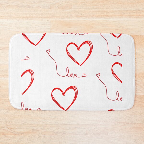 Item preview, Hand Drawn Love Hearts Seamless Pattern Design designed and sold by Cutethings3.