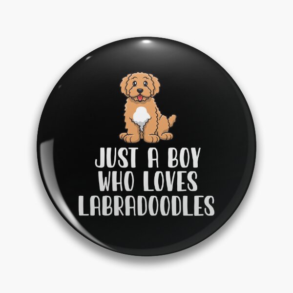 Item preview, Just A Boy Who Loves Labradoodles  designed and sold by CosmoKitsch.