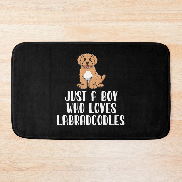 Item preview, Just A Boy Who Loves Labradoodles  designed and sold by CosmoKitsch.