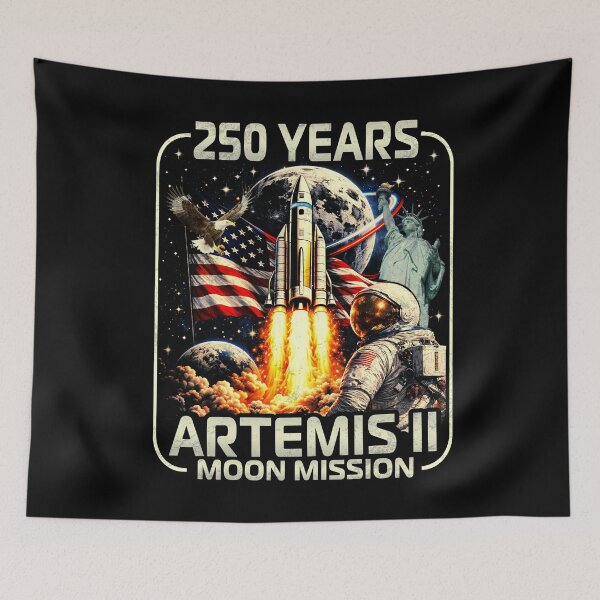 Item preview, Artemis II 2026 Funny 250 years designed and sold by BlightedArt.