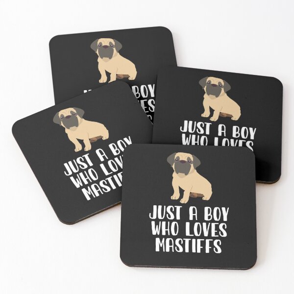 Item preview, Just A Boy Who Loves Mastiffs  designed and sold by CosmoKitsch.