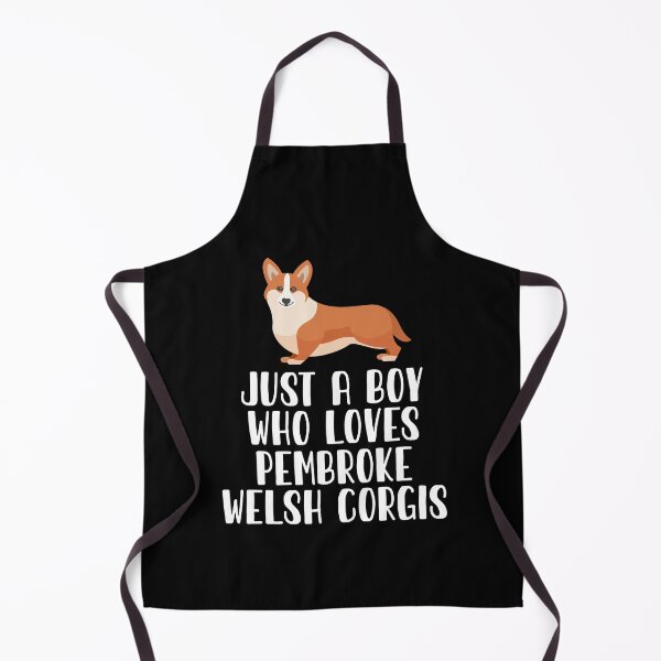 Item preview, Just A Boy Who Loves Pembroke Welsh Corgis designed and sold by CosmoKitsch.