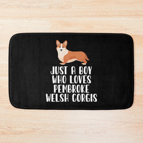 Item preview, Just A Boy Who Loves Pembroke Welsh Corgis  designed and sold by CosmoKitsch.
