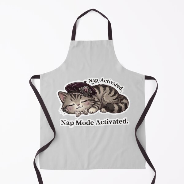 Item preview, Nap Mode Activated Cute Sleeping Cat designed and sold by Serene Whiskers.