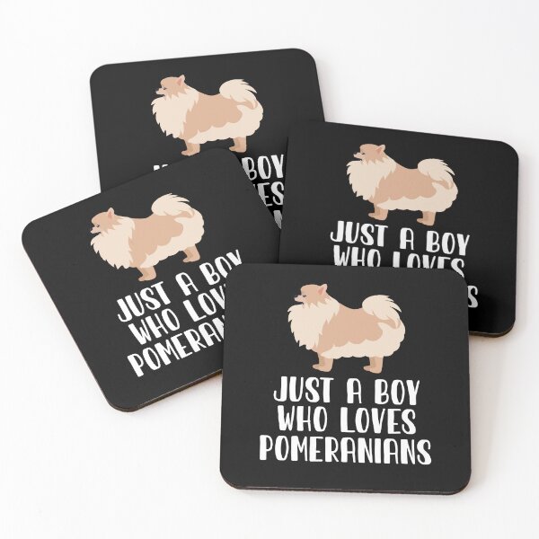Item preview, Just A Boy Who Loves Pomeranians designed and sold by CosmoKitsch.